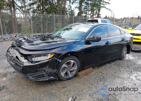 2019 Honda Insight Ex из США, поврежденный, VIN 19XZE4F56KE002915